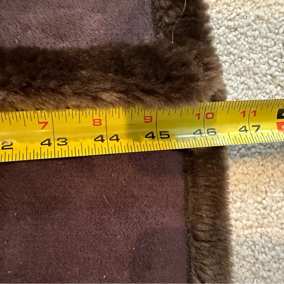 Faux Suede or Shearling Fur-Lined St. John’s Bay Coat, Small Petite - Picture 5 of 11